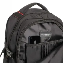 Рюкзак міський Swissbrand Warsaw 27 Black (SWB_TSBLWAR001U) - Robinzon.ua