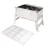 Гриль угольный Bo-Camp Compact Delux Silver (8108360) - Robinzon.ua