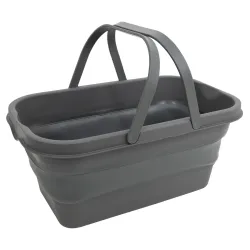 Кошик складаний Bo-Camp Foldable Box With table Top 17L Grey (6303695) - Robinzon.ua