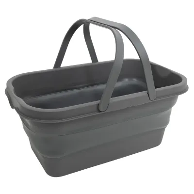 Кошик складаний Bo-Camp Foldable Box With table Top 17L Grey (6303695) - Robinzon.ua