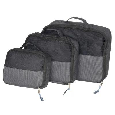 Набір органайзерів дорожніх Bo-Camp Travel Pack Cube 3 pc Anthracite (7504370) - Robinzon.ua