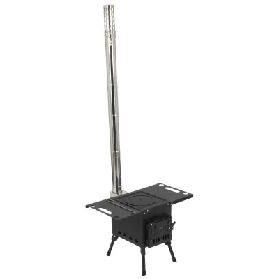 Піч дров'яна Bo-Camp Falconwood Black (8618600) - Robinzon.ua