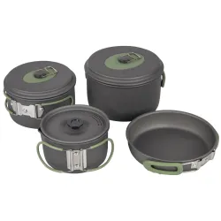 Набір посуду Bo-Camp Explorer 4 Pieces 19 Hard Anodized Grey/Green (2200241) Набір посуду Bo-Camp Explorer 4 Pieces 19 Hard Anodized Grey/Green (2200241) - Robinzon.ua