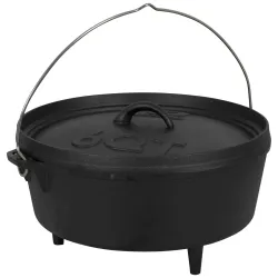 Казан з кришкою Bo-Camp Dutch Oven Cast Iron 31 cm / 5 L Black (2122410) Казан з кришкою Bo-Camp Dutch Oven Cast Iron 31 cm / 5 L Black (2122410) - Robinzon.ua