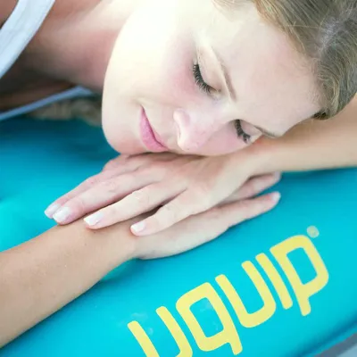 Матрас надувной Uquip Betty Double Petrol/Grey (243108) - Robinzon.ua