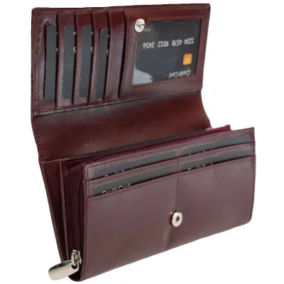 Кошелек женский кожаный Semi Line RFID Dark Red (P8264-2) - Robinzon.ua