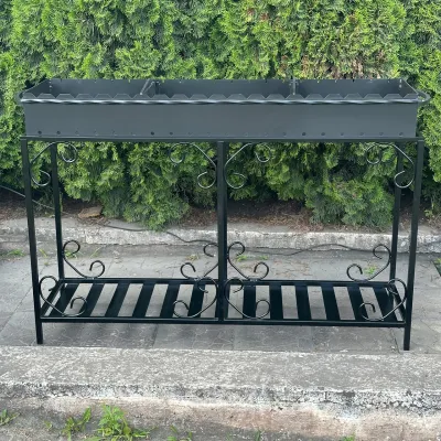 Мангал Mzavod Гефест на 20 шампурів 4мм на дровниці - Robinzon.ua