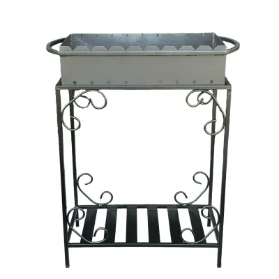 Мангал Mzavod Гефест на 9 шампуров 3мм на дровнице - Robinzon.ua