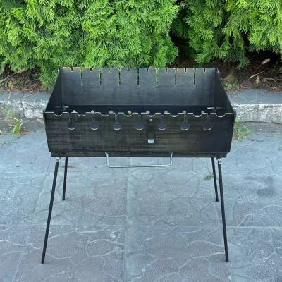 Мангал-чемодан Mzavod Пегас на 8 шампуров 2мм - Robinzon.ua