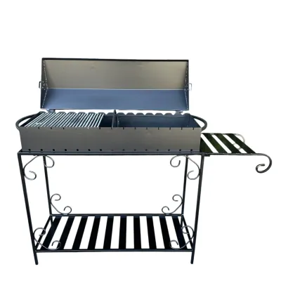 Мангал-барбекю Mzavod Гефест на 15 шампуров 3мм на дровнице - Robinzon.ua