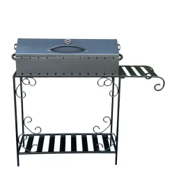 Мангал-барбекю Mzavod Гефест на 12 шампуров 3мм на дровнице - Robinzon.ua