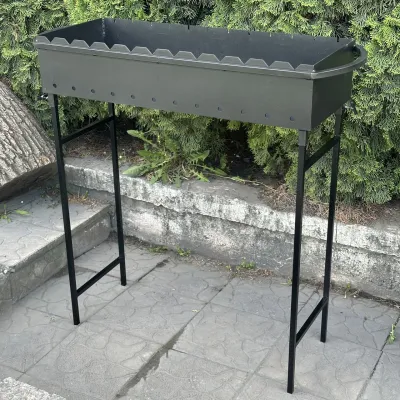 Мангал Mzavod Гектор на 12 шампуров 4мм на ножках - Robinzon.ua