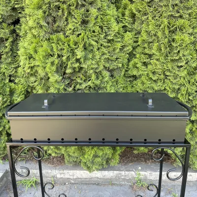 Универсальная крышка Mzavod для мангала на 12 шампуров - Robinzon.ua