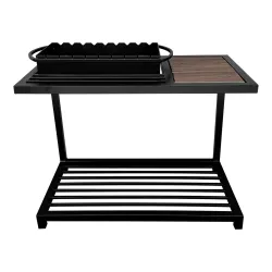 Мангал Mzavod Локі на 9 шампурів 4мм в стилі LOFT - Robinzon.ua