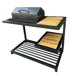 Мангал-барбекю Mzavod Один на 9 шампуров 4мм в стиле LOFT - Robinzon.ua