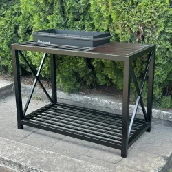 Мангал Mzavod Тор на 9 шампурів 4мм в стилі LOFT - Robinzon.ua