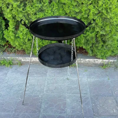 Сковорода з диску Mzavod Фрея 50см з підвісом для вогню - Robinzon.ua