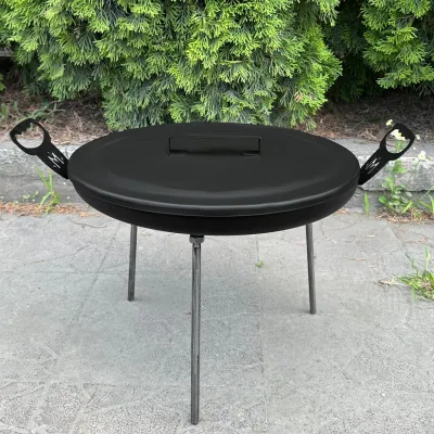 Сковорода з диску Mzavod Фрея 40см з кришкою - Robinzon.ua