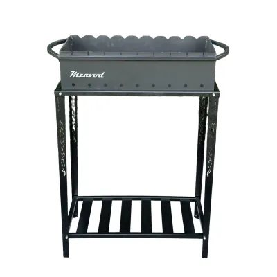 Мангал Mzavod Прометей на 9 шампурів 4мм на дровниці - Robinzon.ua