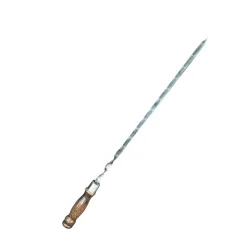 Шампур Mzavod з дерев'яною ручкою 630х12х3мм мармуровий - Robinzon.ua