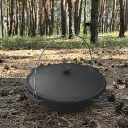 Казан азіатський КА-12 чавунний з кришкою 12л - Robinzon.ua