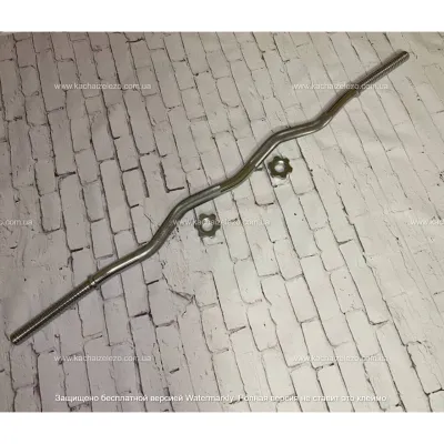 Гриф W-образный 1.2 м с диаметром 25 мм Гантели, гири, штанги и диски хромированный - Robinzon.ua