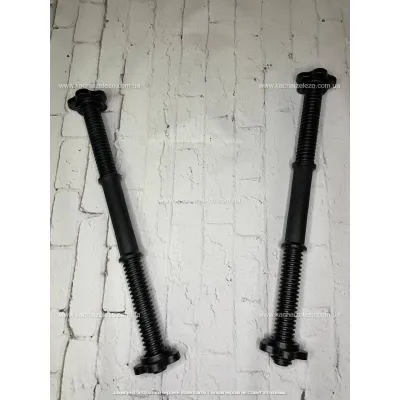 Грифы гантельные по 45 см с диаметром 30 мм 2 шт Гантели, гири, штанги и диски металлопластиковые - Robinzon.ua