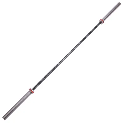 Гриф для штанги олимпийский для кроссфита 220 см 50 мм до 680 кг хромированный - Robinzon.ua