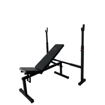 Скамья для жима регулируемая MAGNUS Стойки, скамьи для жима и приседаний горизонтальная - Robinzon.ua