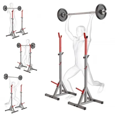 Стійки під штангу Magnus-200 Стійки, лавки для жиму і присідань незалежні регульовані - Robinzon.ua
