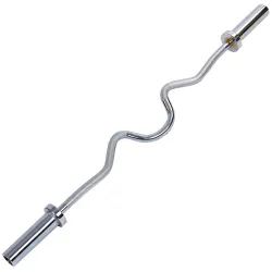 Гриф Z-образный Zelart 120 см 50 мм на подшипниках хромированный - Robinzon.ua