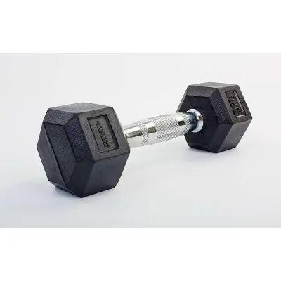 Гантель 3 кг цельная шестигранная гексагональная Zelart - Robinzon.ua