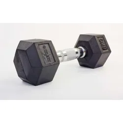 Гантель 6 кг цельная шестигранная гексагональная Zelart - Robinzon.ua