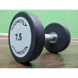 Гантель 7.5 кг цельная полиуретановая TECHNOGYM - Robinzon.ua