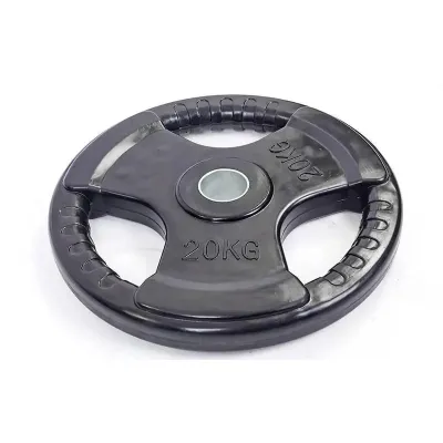 Диск обрезиненный для олимпийской штанги 20 кг Рекорд TA-5706-20 - Robinzon.ua