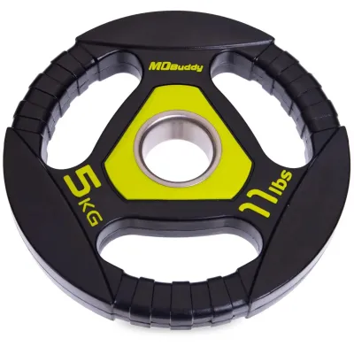 Диск полиуретановый 5 кг на гриф 50 мм Zelart TA-2677-5 - Robinzon.ua