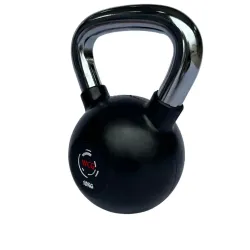 Гиря прогумована з хромованою ручкою WCG 10кг Гантелі, гирі, штанги та диски спортивна - Robinzon.ua