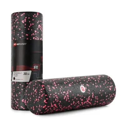 Роллер для кроссфита и йоги 30*10 см Hop-Sport P030 черный c красным - Robinzon.ua