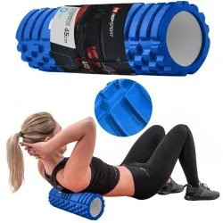 Роллер для кроссфита и йоги EVA 45*14 см Hop-Sport синий Роллер для кроссфита и йоги EVA 45*14 см Hop-Sport синий - Robinzon.ua