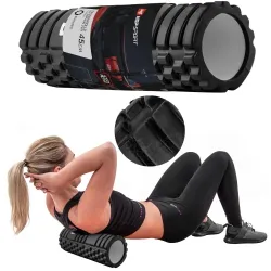 Роллер для кроссфита и йоги EVA 45*14 см Hop-Sport черный Роллер для кроссфита и йоги EVA 45*14 см Hop-Sport черный - Robinzon.ua