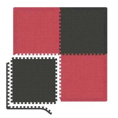 Мат-пазл толщиною 2 см - 4 частей Hop- Sport A020 красно-черный - Robinzon.ua