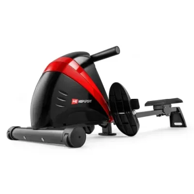 Гребной тренажер магнитный Hop-Sport 030R черно-красный - Robinzon.ua