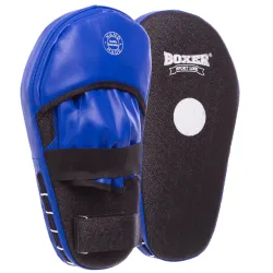 Лапа Пряма подовжена для боксу та єдиноборств BOXER 2009-01 40х21х4,5 см чорний-синій - Robinzon.ua