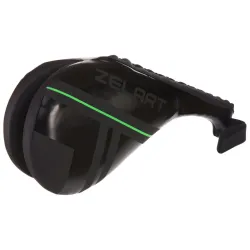 Ракетка для тхеквондо подвійна Zelart VL-3094 чорний-салатовий - Robinzon.ua