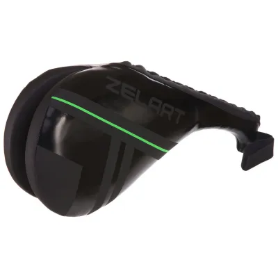 Ракетка для тхеквондо подвійна Zelart VL-3094 чорний-салатовий - Robinzon.ua