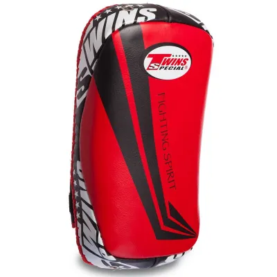 Пады для тайского бокса Тай-пэды TWINS FKPL10-43-L размер 37х20х10 см красный - Robinzon.ua