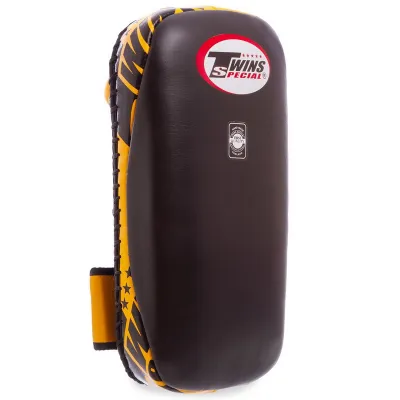 Пады для тайского бокса Тай-пэды TWINS KPL2-M размер 18x38x5 см черный-оранжевый - Robinzon.ua