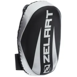 Пади для тайського боксу Тай-педи ZELART BO-1326 розмір 33x20x11 см чорний-срібний - Robinzon.ua