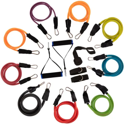 Еспандер багатофункціональний для фітнесу 9 джгутів Zelart-1002 у чохлі - Robinzon.ua