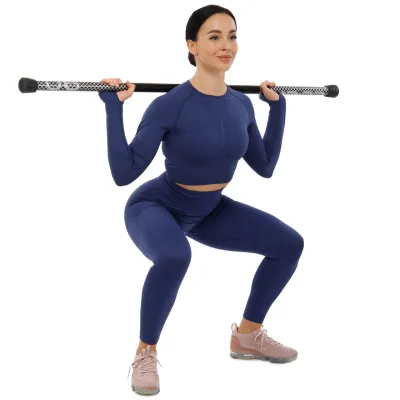 Палка гимнастическая 3-х секционная Бодибар Zelart 9994-6 вес 6 кг - Robinzon.ua